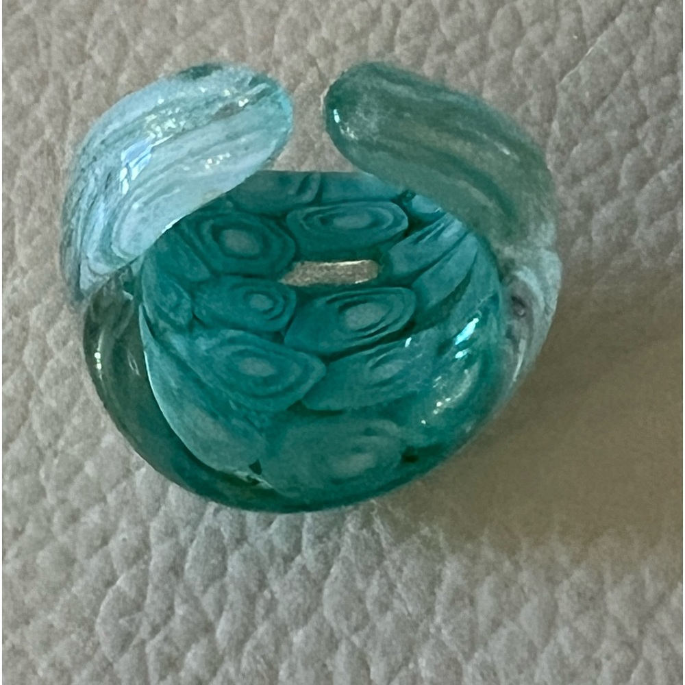 Authentic MURANO GLASS pendant ring set - Picture 11 of 12